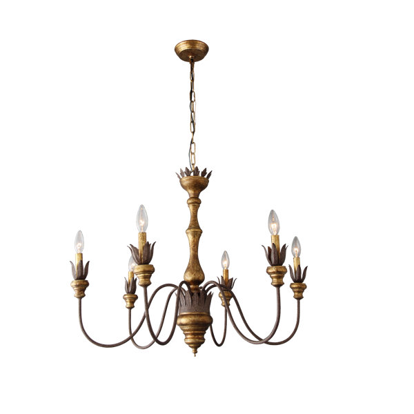 Ophelia & Co. 31“ X 23” _ 6 Lights French Country Farmhouse Chandelier
